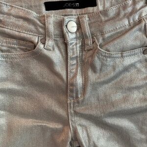Girls Silver Metallic Winny High Rise Joe's Jeans